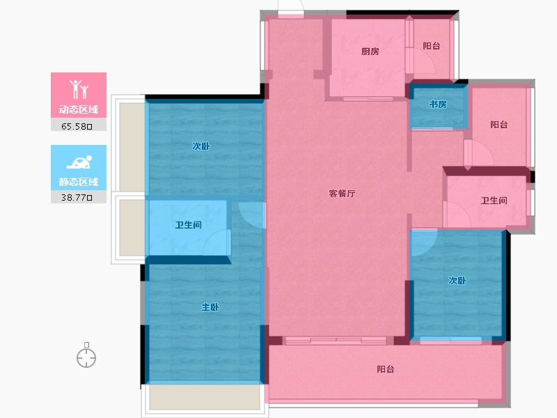 广东省-河源市-金美家名都-93.14-户型库-动静分区