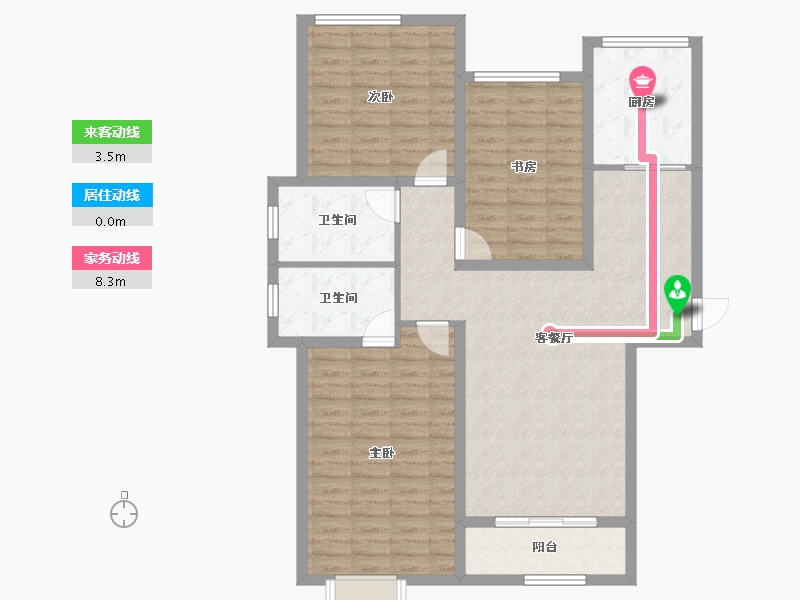 河北省-衡水市-隆江华府-107.99-户型库-动静线