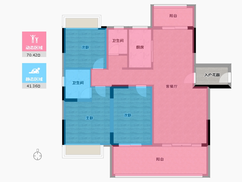 江西省-赣州市-桃李春天-103.94-户型库-动静分区