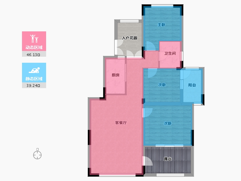 广东省-云浮市-远大美域小镇-91.92-户型库-动静分区