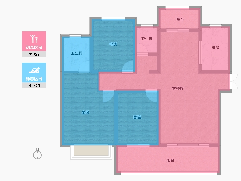 河南省-驻马店市-名门状元府-97.23-户型库-动静分区