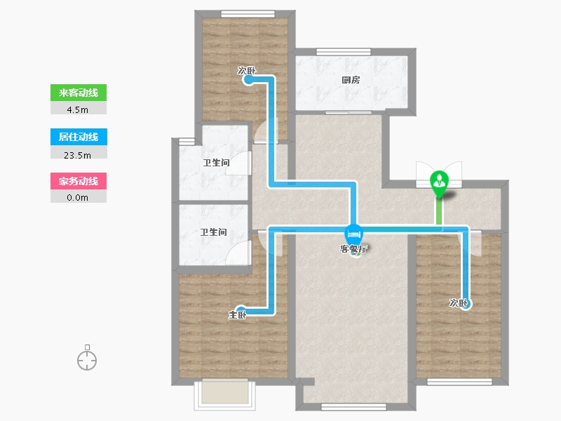 天津-天津市-京能海语城(=期)-99.20-户型库-动静线