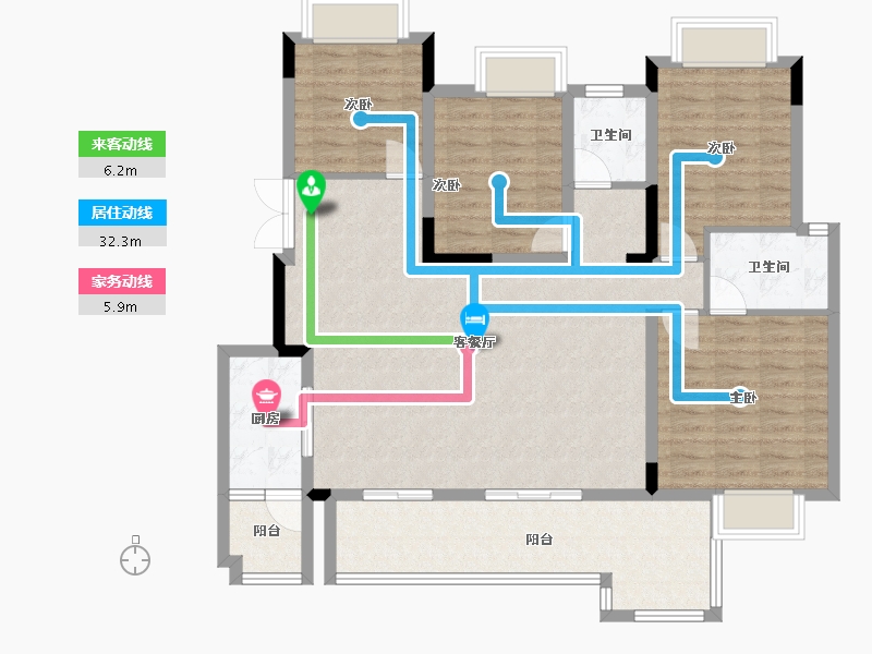 四川省-广安市-依云里-110.52-户型库-动静线