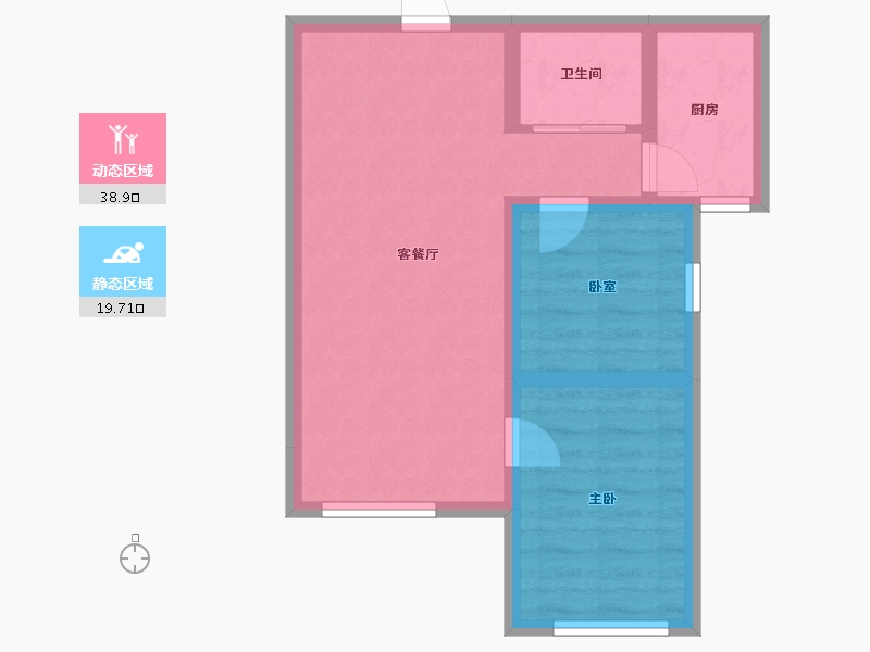 河北省-保定市-城建·紫煜臻城臻园-51.78-户型库-动静分区