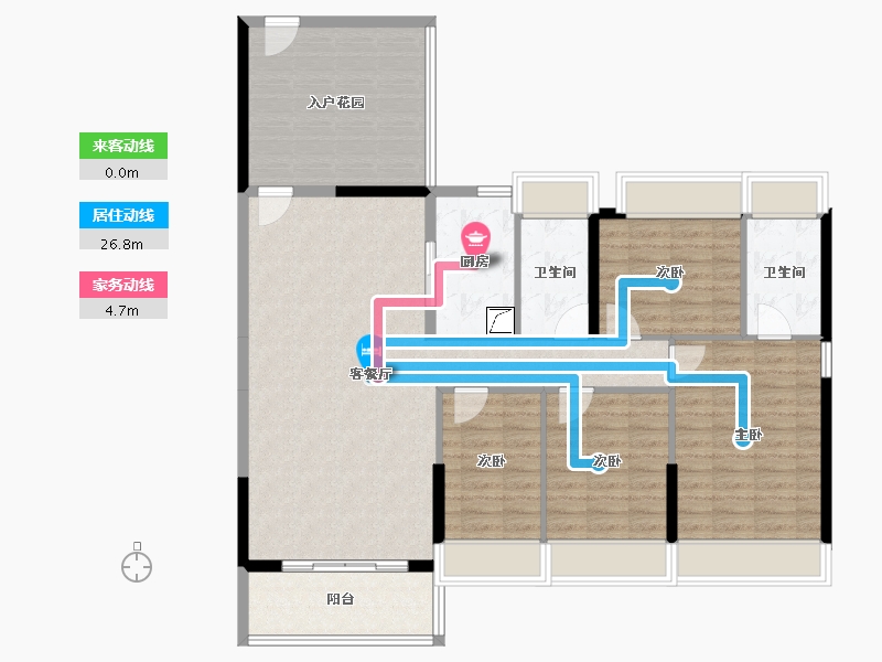 广东省-湛江市-华达北斗华庭-119.15-户型库-动静线