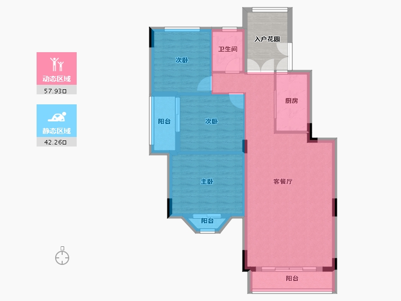 广东省-云浮市-远大美域小镇-97.98-户型库-动静分区