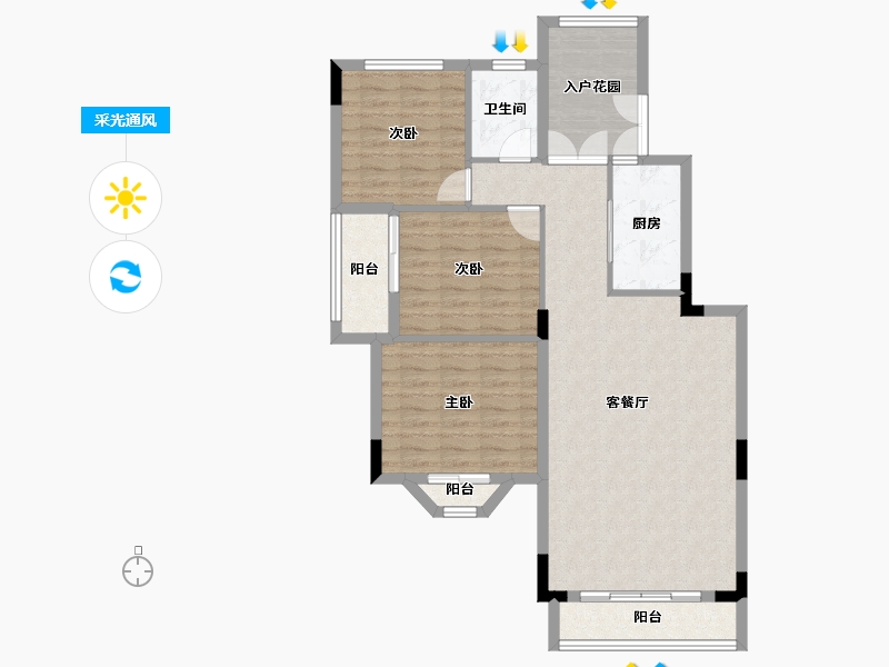 广东省-云浮市-远大美域小镇-97.98-户型库-采光通风