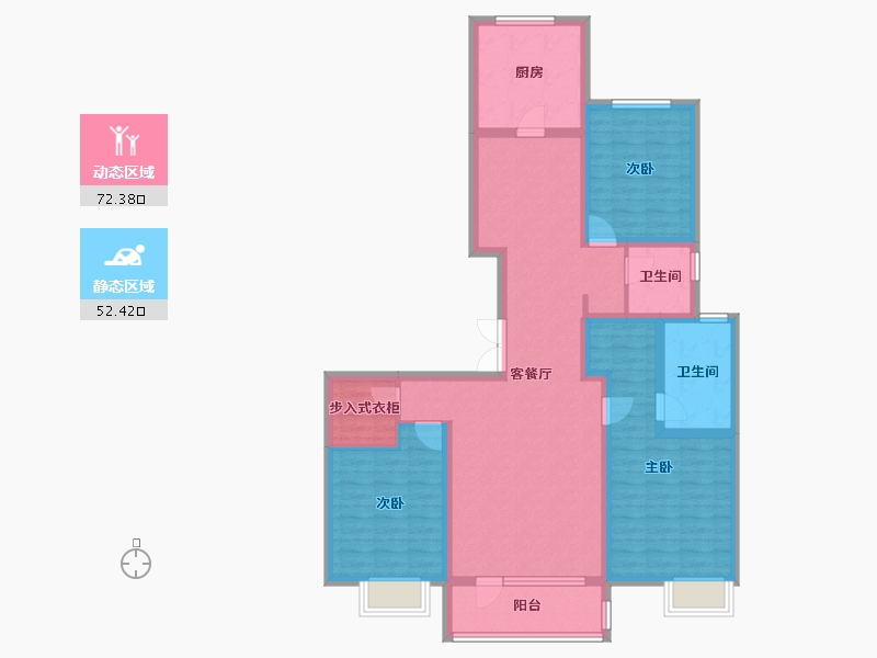 河北省-廊坊市-北辰香麓-110.40-户型库-动静分区