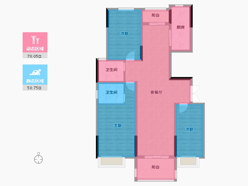 河南省-开封市-杞县建业·花园里-108.00-户型库-动静分区