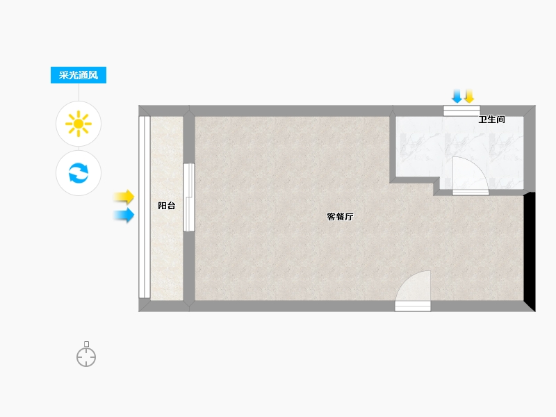 广东省-深圳市-嘉信云峰公馆-32.00-户型库-采光通风