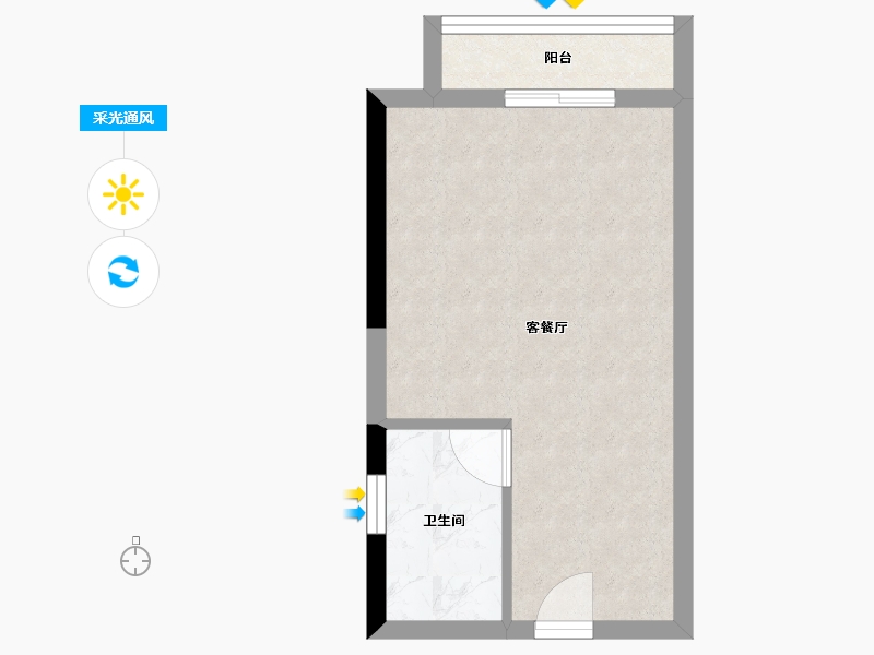 广东省-深圳市-嘉信云峰公馆-29.60-户型库-采光通风