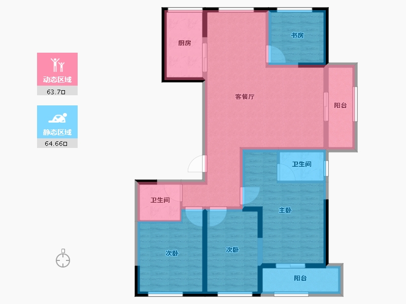 河北省-承德市-豪庭御景二期-114.27-户型库-动静分区