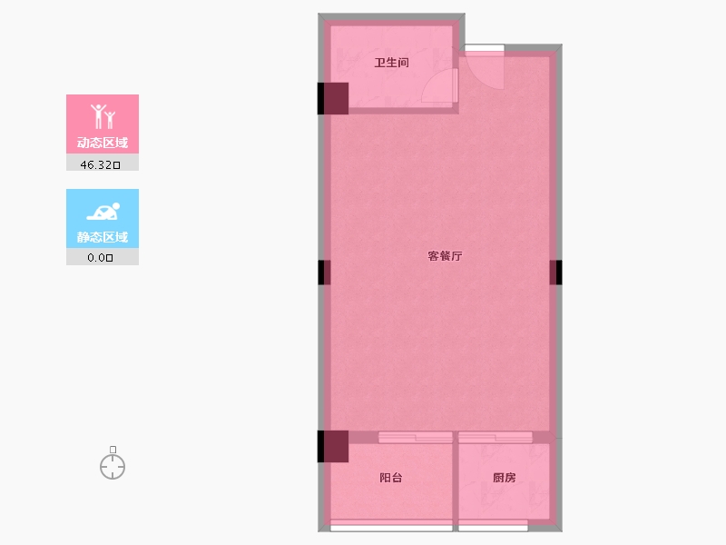 福建省-泉州市-鼎丰书香豪庭-41.80-户型库-动静分区