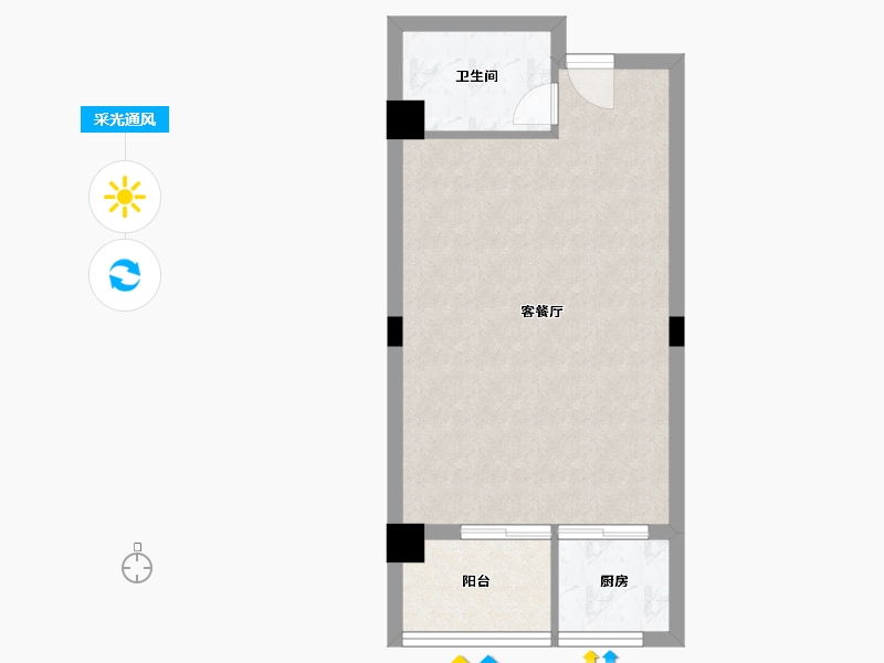 福建省-泉州市-鼎丰书香豪庭-41.80-户型库-采光通风