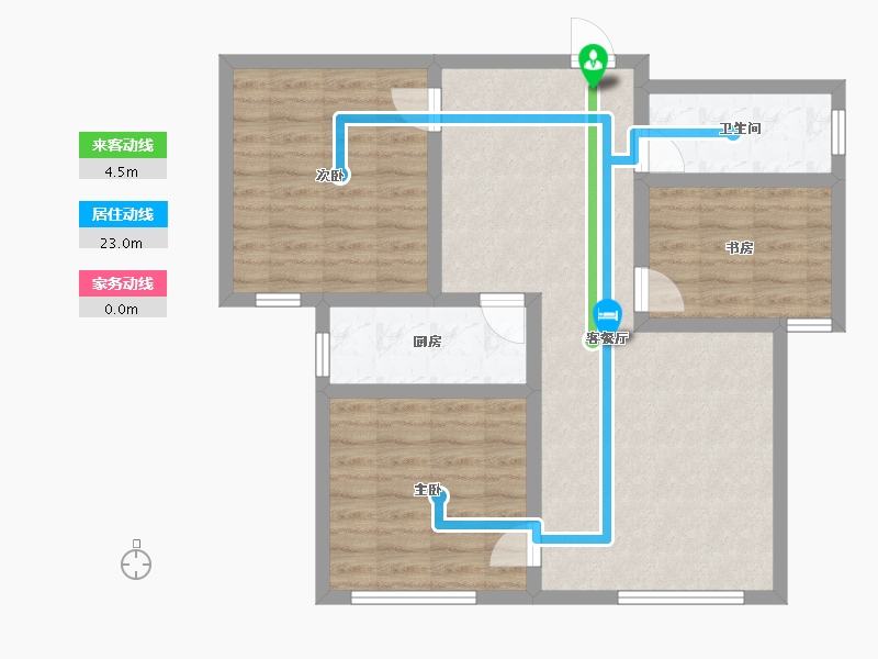 宁夏回族自治区-银川市-和佳居东区-78.75-户型库-动静线