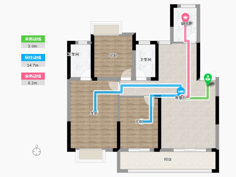 江西省-上饶市-三水·金麟府-97.14-户型库-动静线