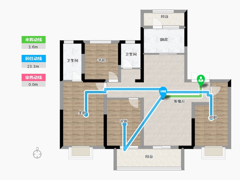 山西省-运城市-运城吾悦广场-110.00-户型库-动静线