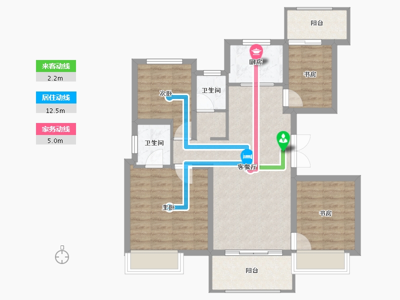 山东省-临沂市-親和家源-81.76-户型库-动静线