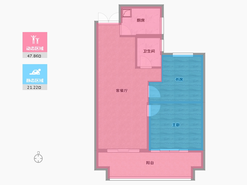 江西省-上饶市-友邦皇家公馆二期-62.00-户型库-动静分区