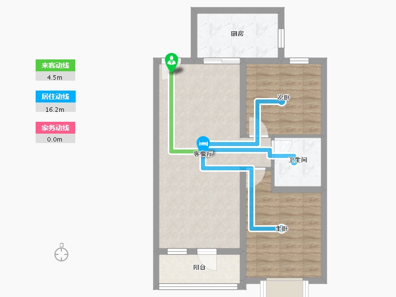 河北省-廊坊市-北辰香麓-63.19-户型库-动静线