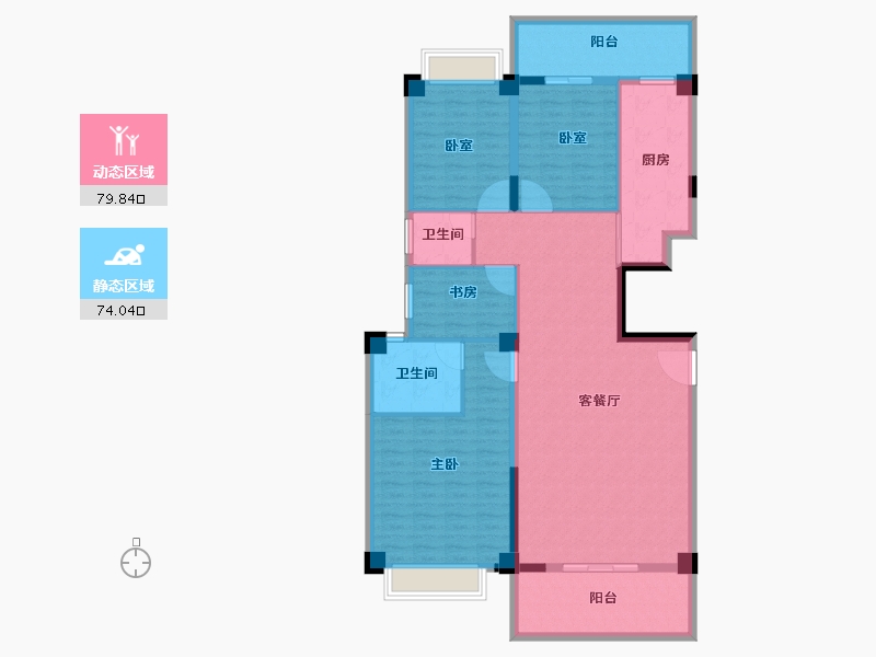 福建省-泉州市-鼎丰书香豪庭-139.21-户型库-动静分区