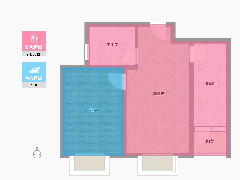 河北省-廊坊市-丽嘉·新航城-41.18-户型库-动静分区