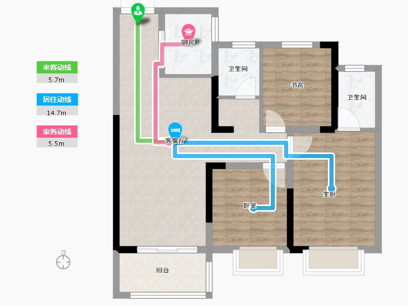 河南省-商丘市-润泓崇文院-78.40-户型库-动静线