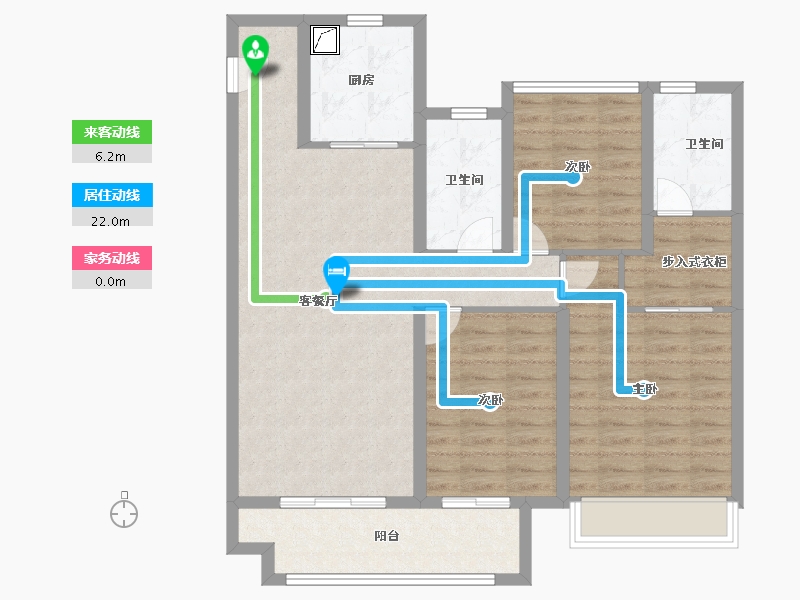 安徽省-池州市-中梁印江南-96.00-户型库-动静线