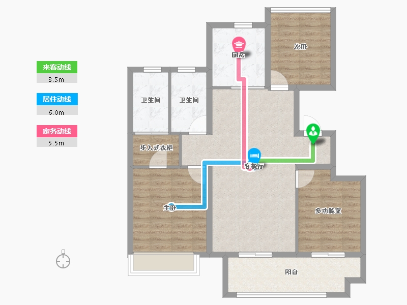 安徽省-池州市-中梁印江南-92.80-户型库-动静线