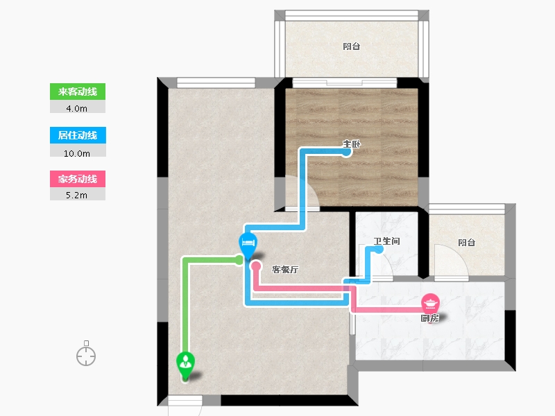 广西壮族自治区-防城港市-碧海蓝天台湾城-49.08-户型库-动静线