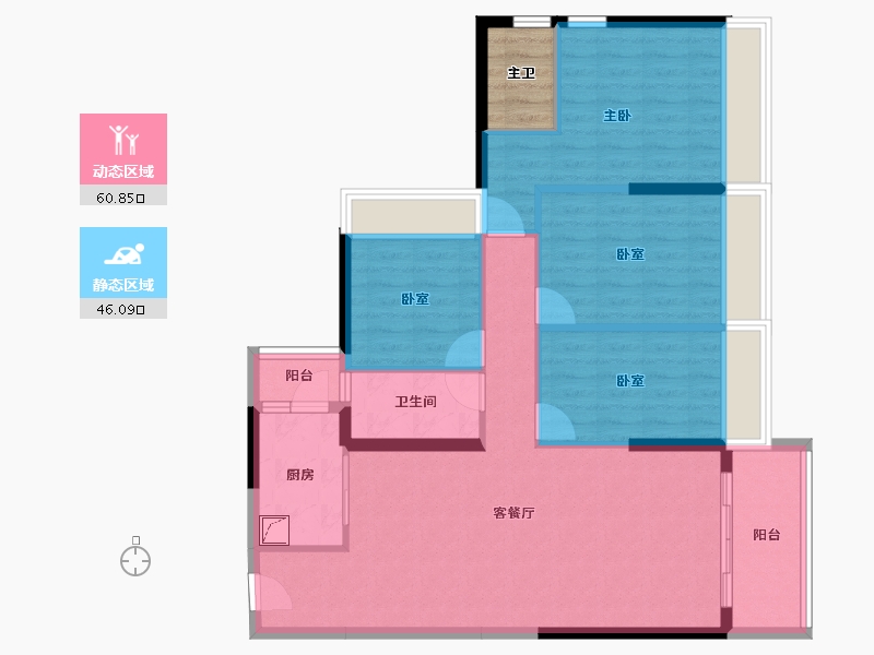 广东省-湛江市-华达北斗华庭-99.26-户型库-动静分区