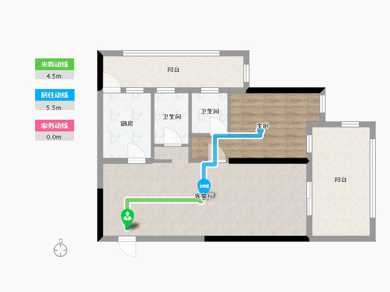 贵州省-贵阳市-首钢贵州之光-89.00-户型库-动静线