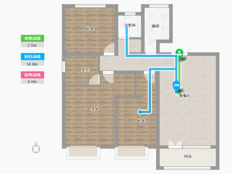 河南省-平顶山市-鑫源万盛公馆-108.00-户型库-动静线