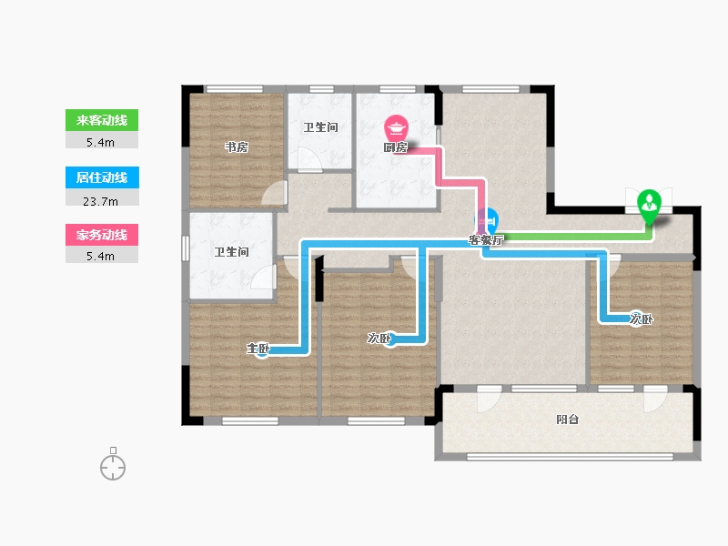 江西省-南昌市-众森红谷一品-149.42-户型库-动静线