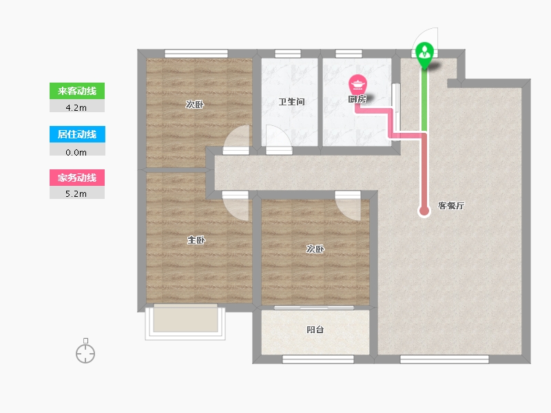 山东省-滨州市-御通院-88.01-户型库-动静线