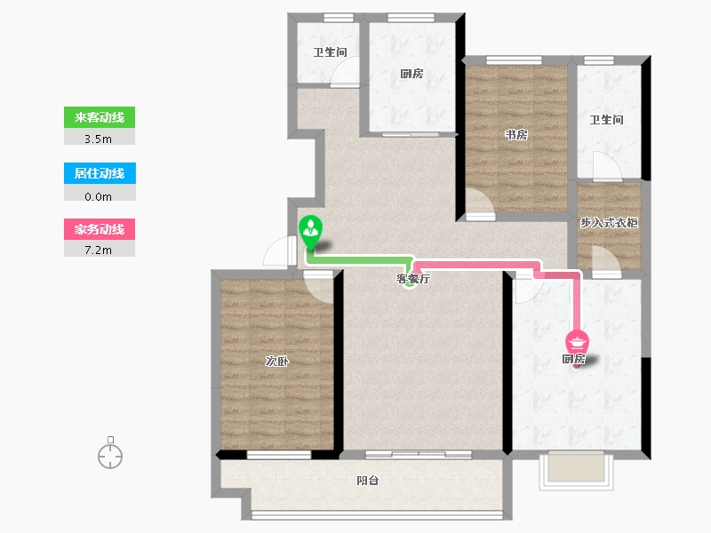 山东省-日照市-裕升华庭-114.77-户型库-动静线