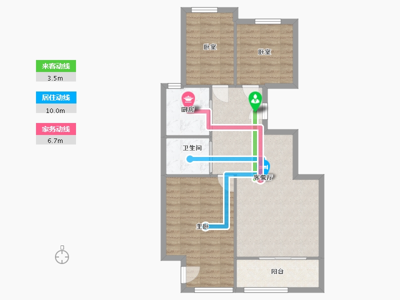 辽宁省-沈阳市-保利溪湖林语-99.00-户型库-动静线