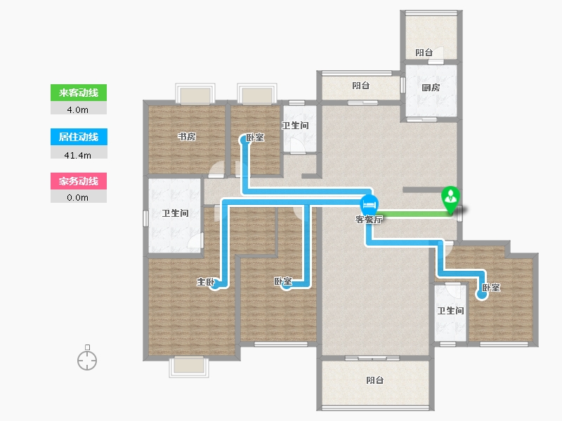 广东省-揭阳市-普宁碧桂园豪园-224.00-户型库-动静线