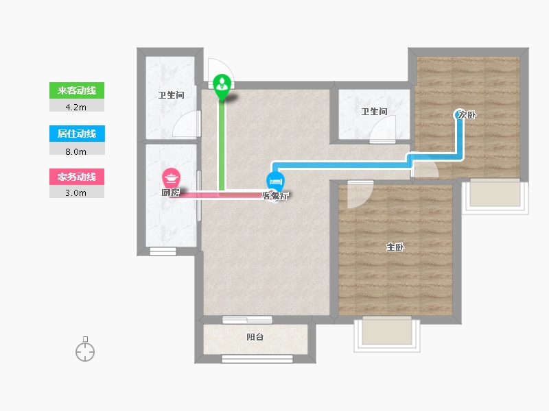 河北省-衡水市-隆江华府-69.11-户型库-动静线