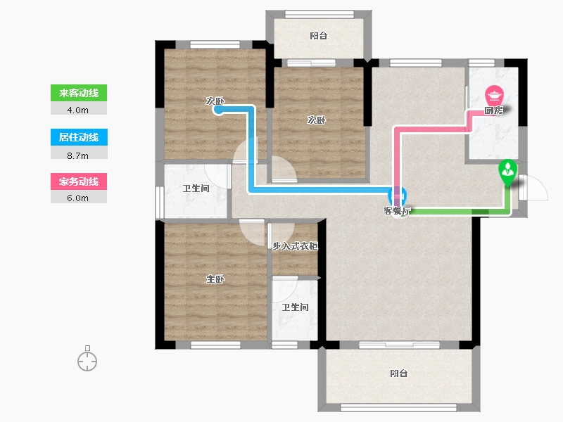 湖北省-宜昌市-康居阳光城-97.06-户型库-动静线