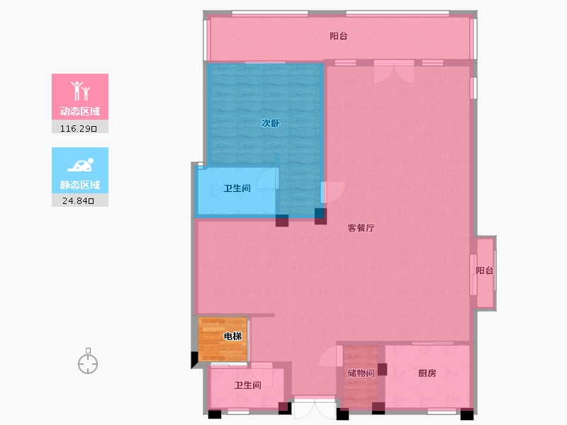 广东省-东莞市-新世纪颐龙湾-341.00-户型库-动静分区