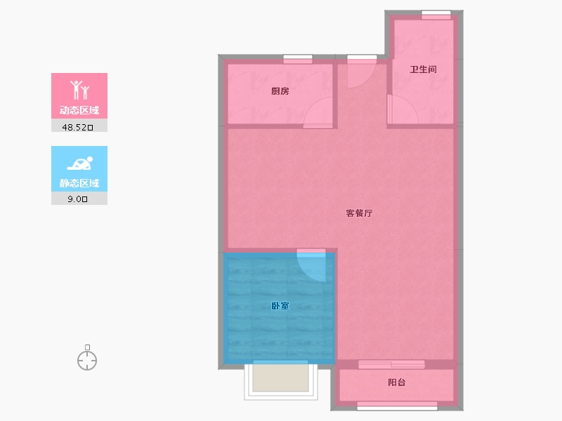 山西省-晋中市-汇隆·上林国际-51.84-户型库-动静分区