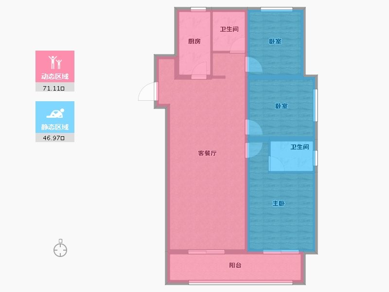 山东省-临沂市-远通香麓院-106.40-户型库-动静分区