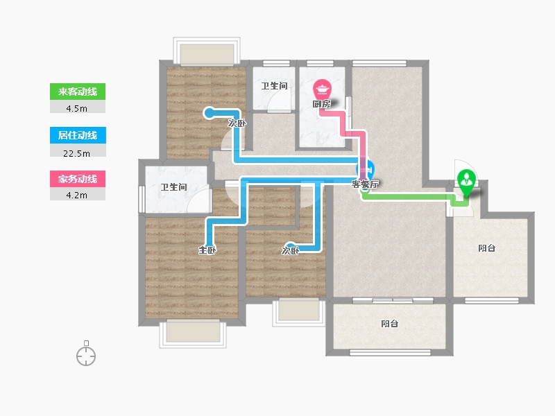 江西省-上饶市-长运·文博府-102.94-户型库-动静线