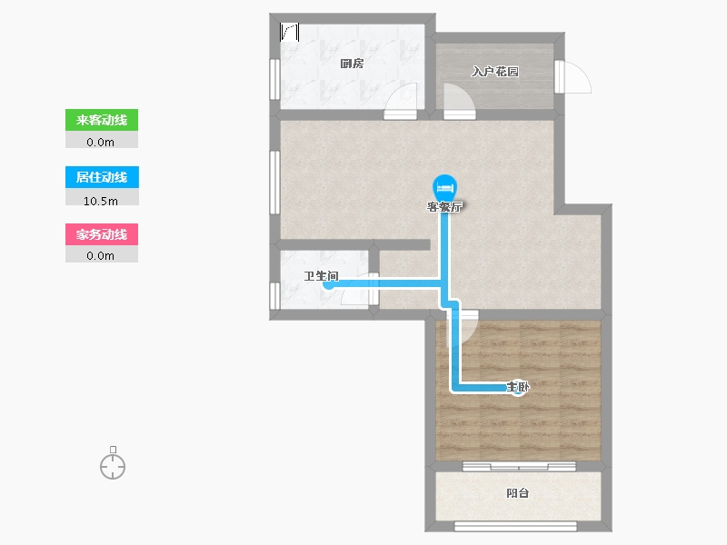 湖南省-湘潭市-万憬欣悦园-62.41-户型库-动静线