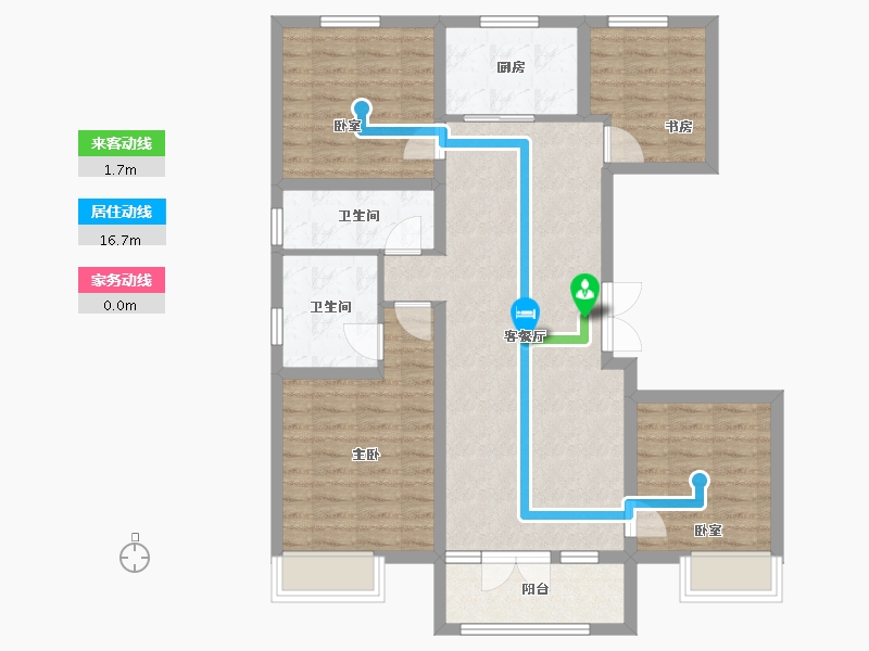 河北省-张家口市-远洋尚东万和-109.47-户型库-动静线