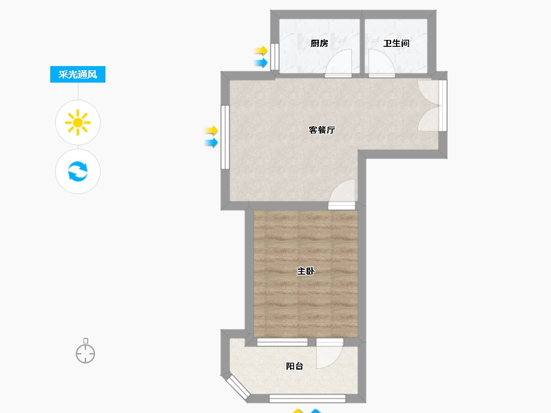 辽宁省-葫芦岛市-天顺红海湾二期-43.03-户型库-采光通风