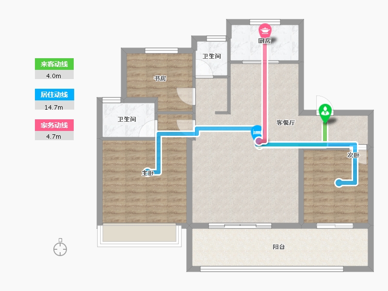 安徽省-宿州市-兴邦·江山樾-99.10-户型库-动静线