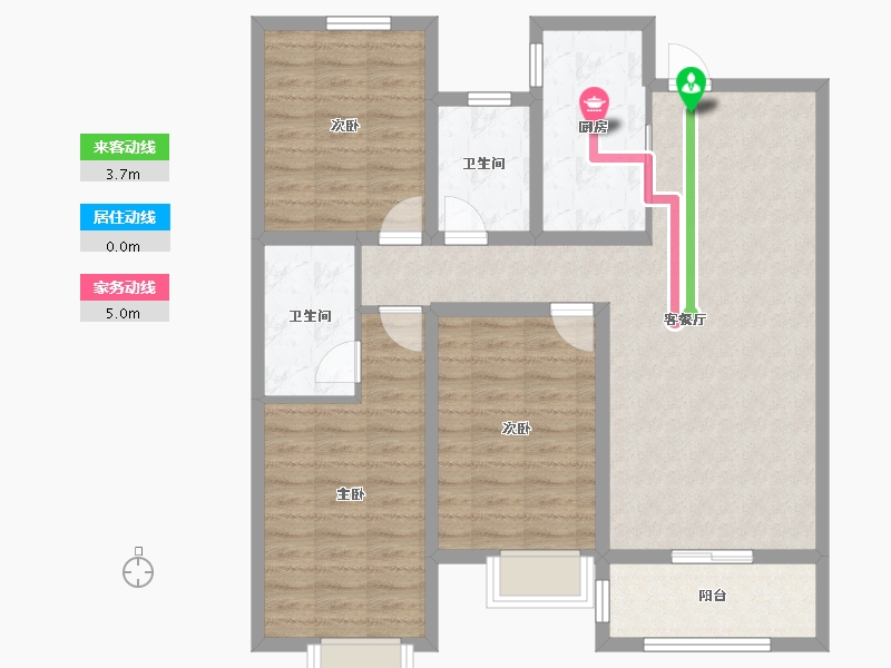 河北省-衡水市-港湾家园-96.51-户型库-动静线