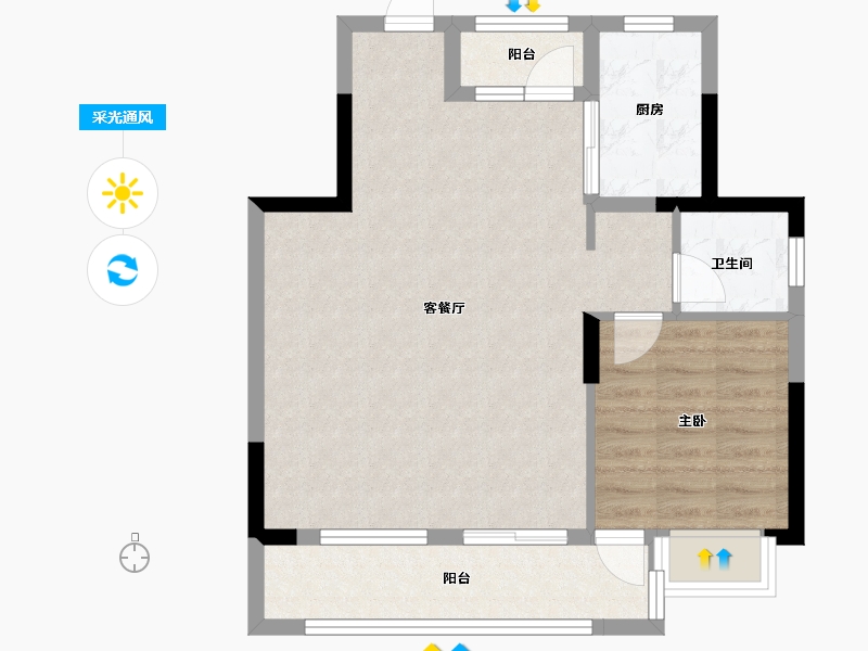 江苏省-泰州市-书香名邸-90.00-户型库-采光通风